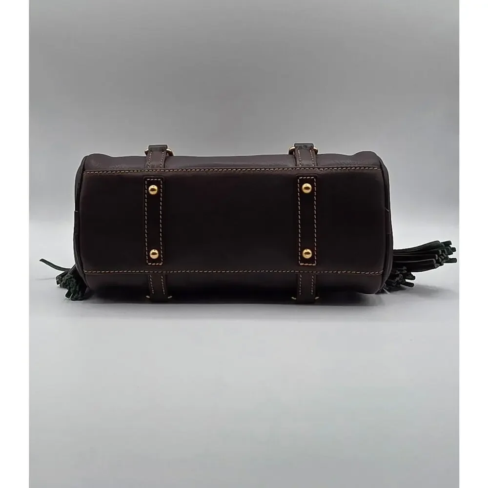 Dooney & Bourke Florentine Satchel 8L979 BM T Moro Brown Leather NWT Crossbody - Picture 7 of 16